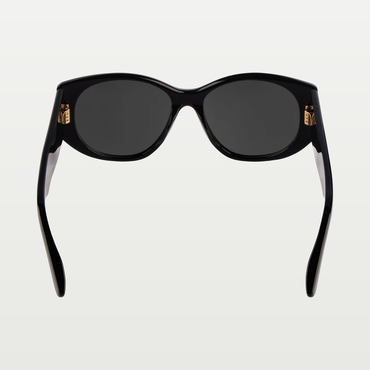 Balenciaga Women's Nano Round Sunglasses in Black