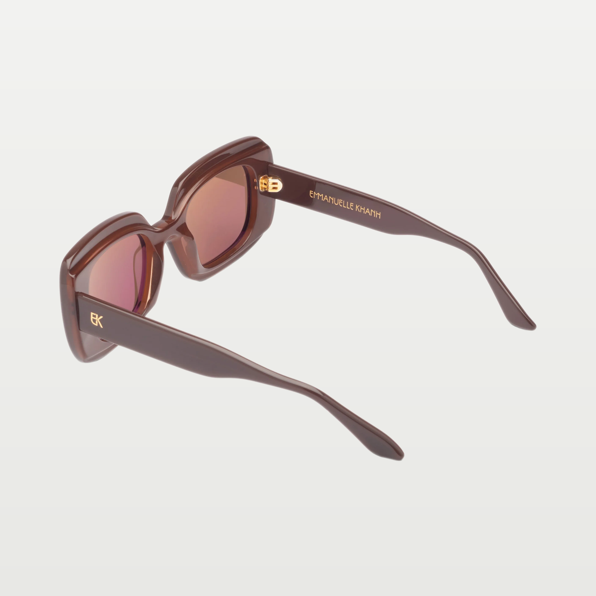 Emmanuelle Khanh Sunglasses PAMELA — CHOCOLATE LACQUER