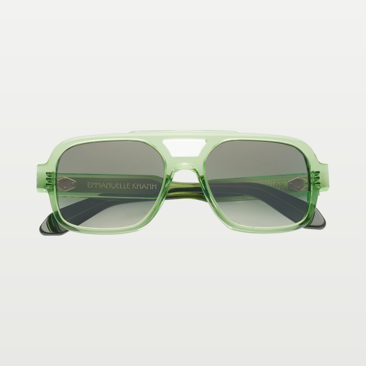 Emmanuelle Khanh Sunglasses HERO — NEON GREEN