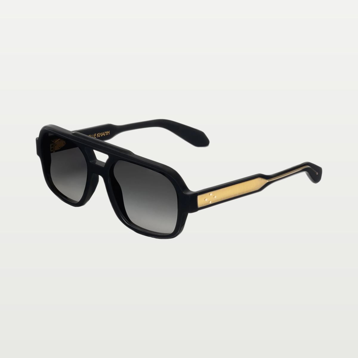 Emmanuelle Khanh Sunglasses HERO — ORGANIC CRYSTAL BLACK - GOLD