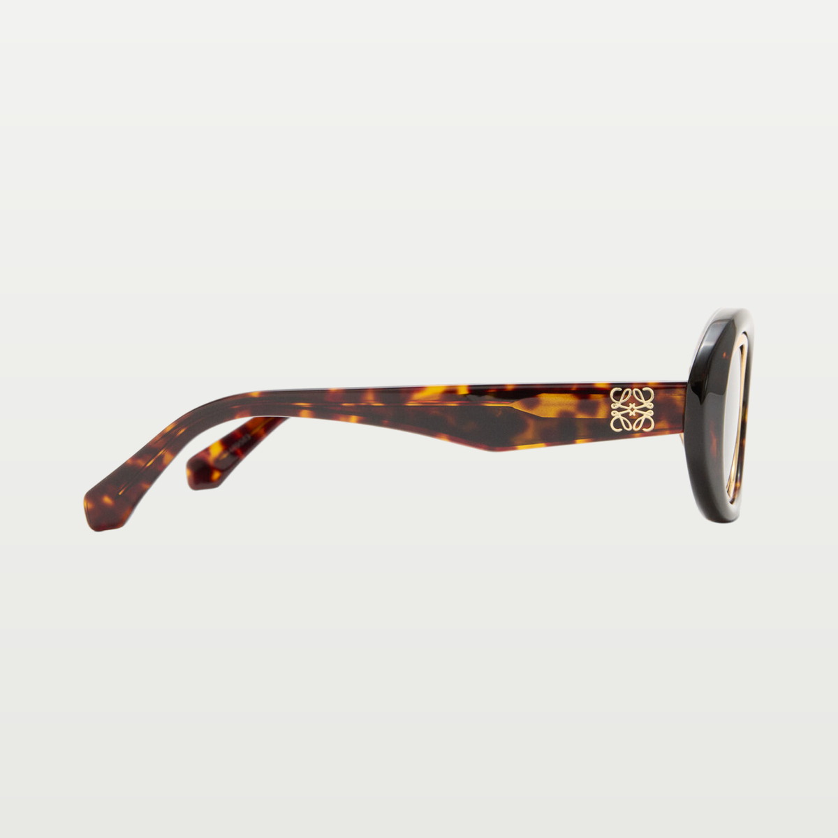 LOEWE Mini Anagram Oval sunglasses in Havana