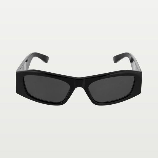 Balenciaga Women's Nano Rectangle Af Sunglasses in Black