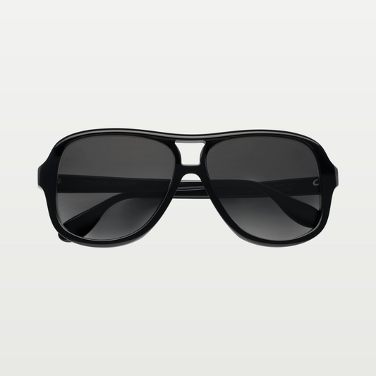 Emmanuelle Khanh Sunglasses ROMA — ORGANIC BLACK