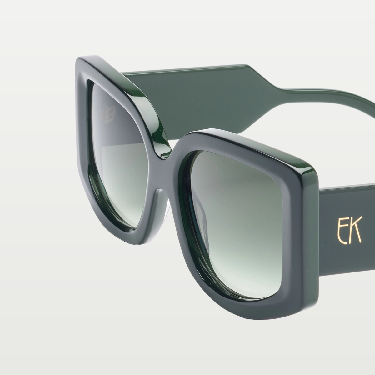 Emmanuelle Khanh Sunglasses 7082 — GLOSSY FOREST