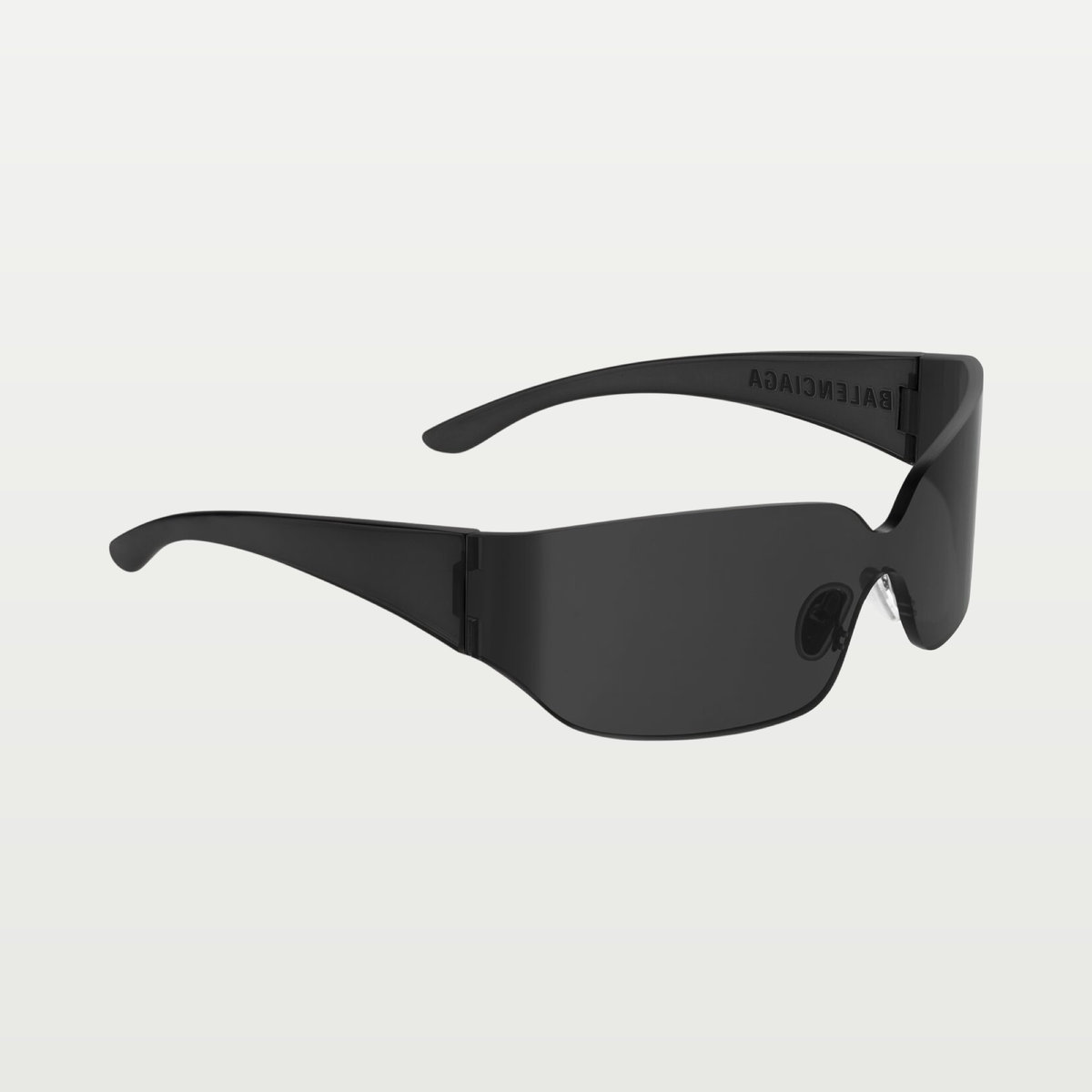 Balenciaga Mono Square Sunglasses in Black