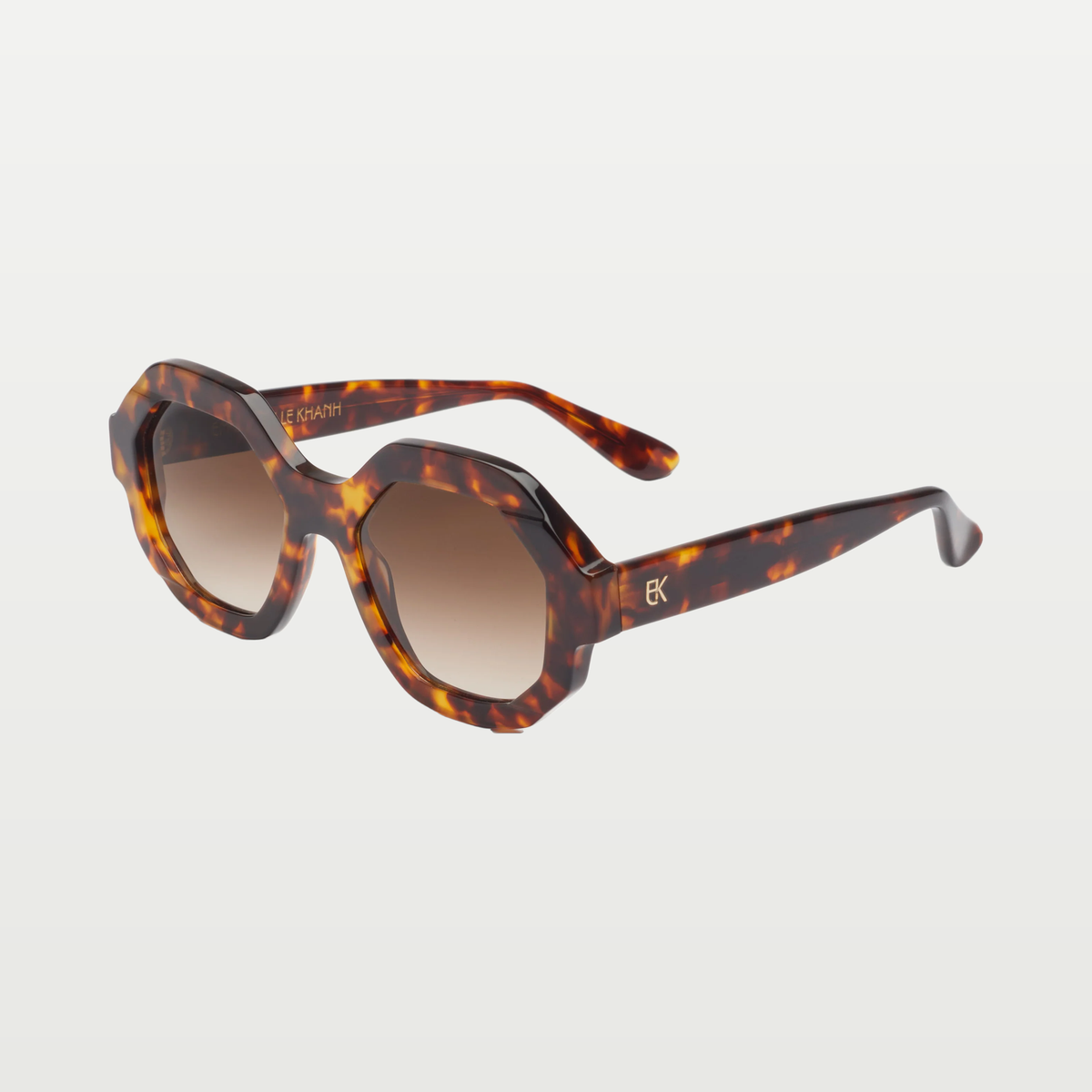 Emmanuelle Khanh Sunglasses 7010 — ORGANIC BRONZE SCALE