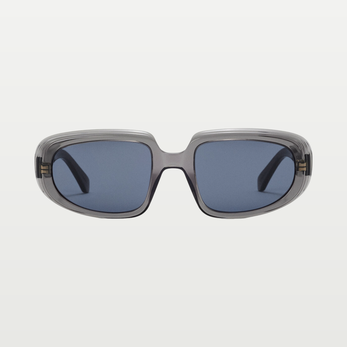 LOEWE Mini Anagram Steps Rectangular sunglasses in Transparent Asphalt