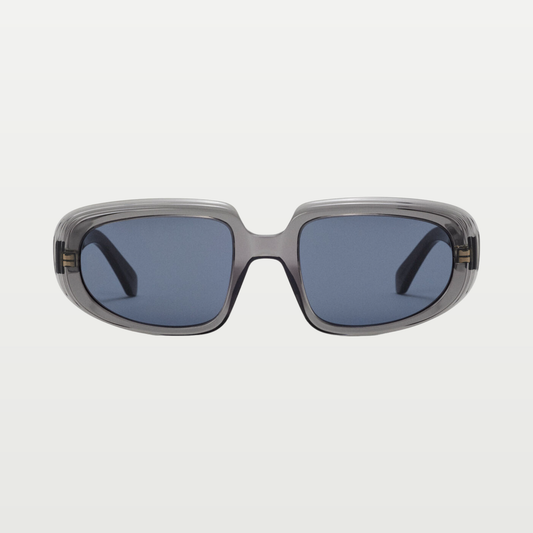 LOEWE Mini Anagram Steps Rectangular sunglasses in Transparent Asphalt