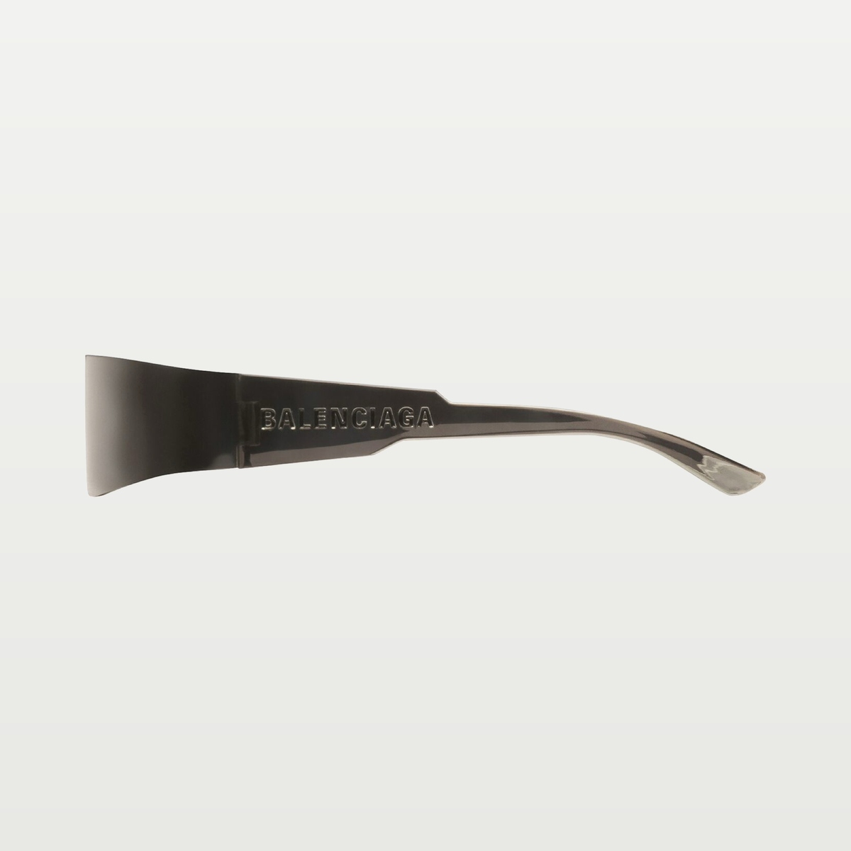 Balenciaga Mono Rectangle Sunglasses in Silver