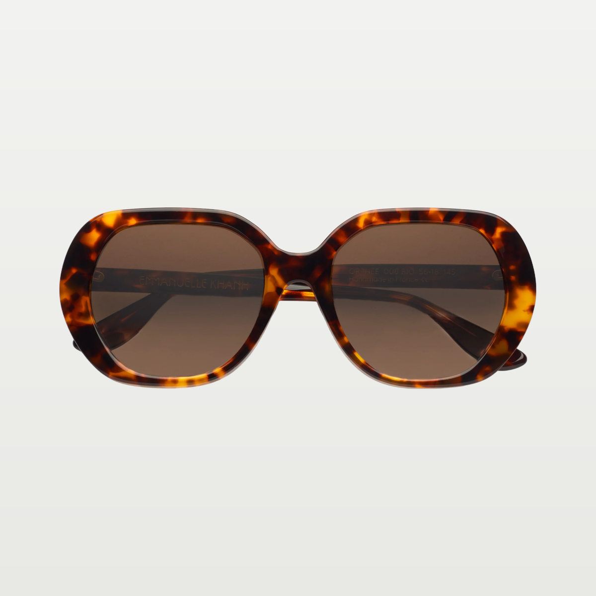 Emmanuelle Khanh Sunglasses ORPHEE-SOL — ORGANIC BRONZE SCALE