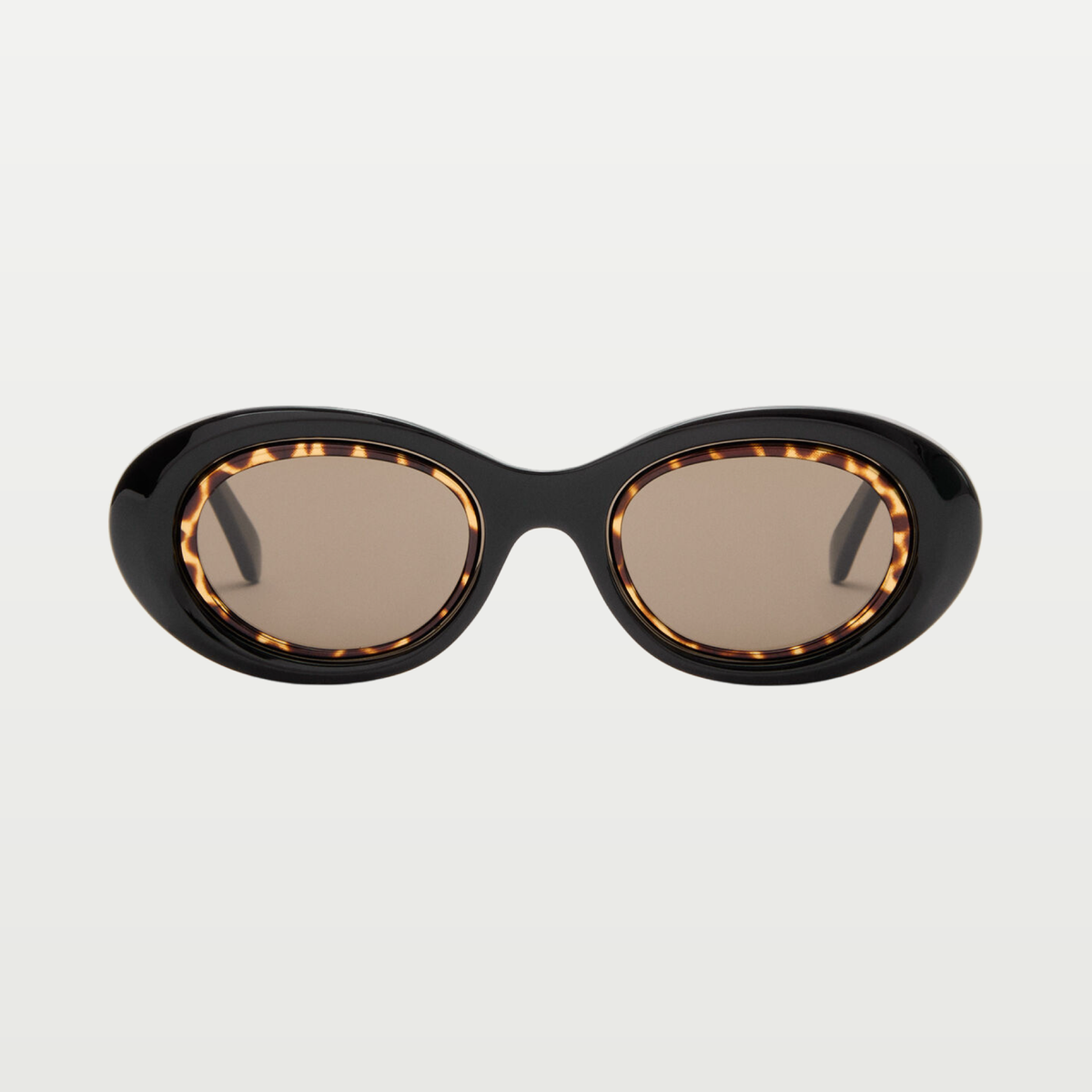 LOEWE Mini Anagram Oval sunglasses in Black