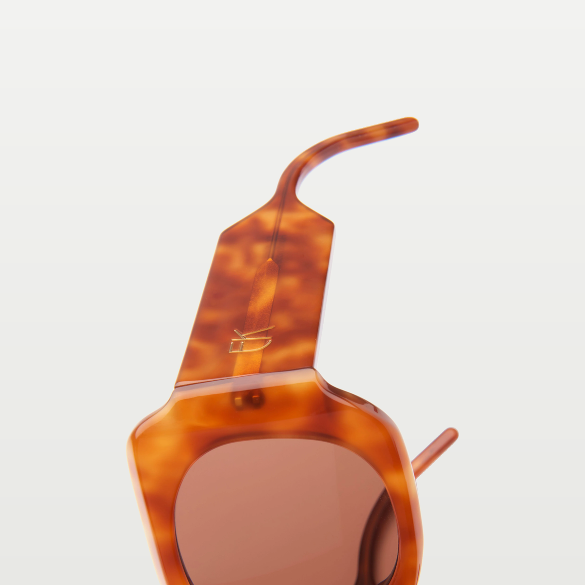 Emmanuelle Khanh Sunglasses 8065 — ORGANIC TOBACCO SHELL