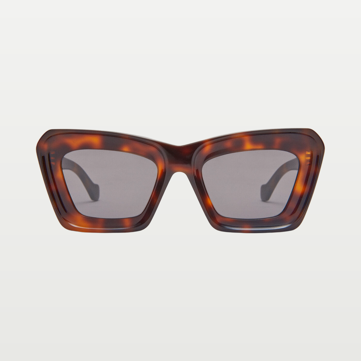 LOEWE Beveled Cateye sunglasses in Havana