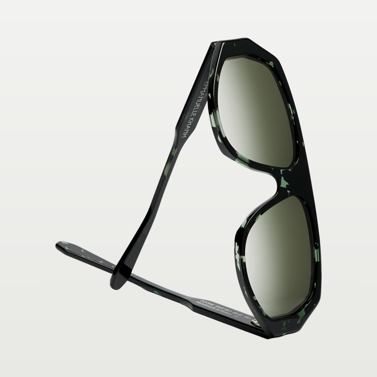 Emmanuelle Khanh Sunglasses OZONE — GREEN SHINE