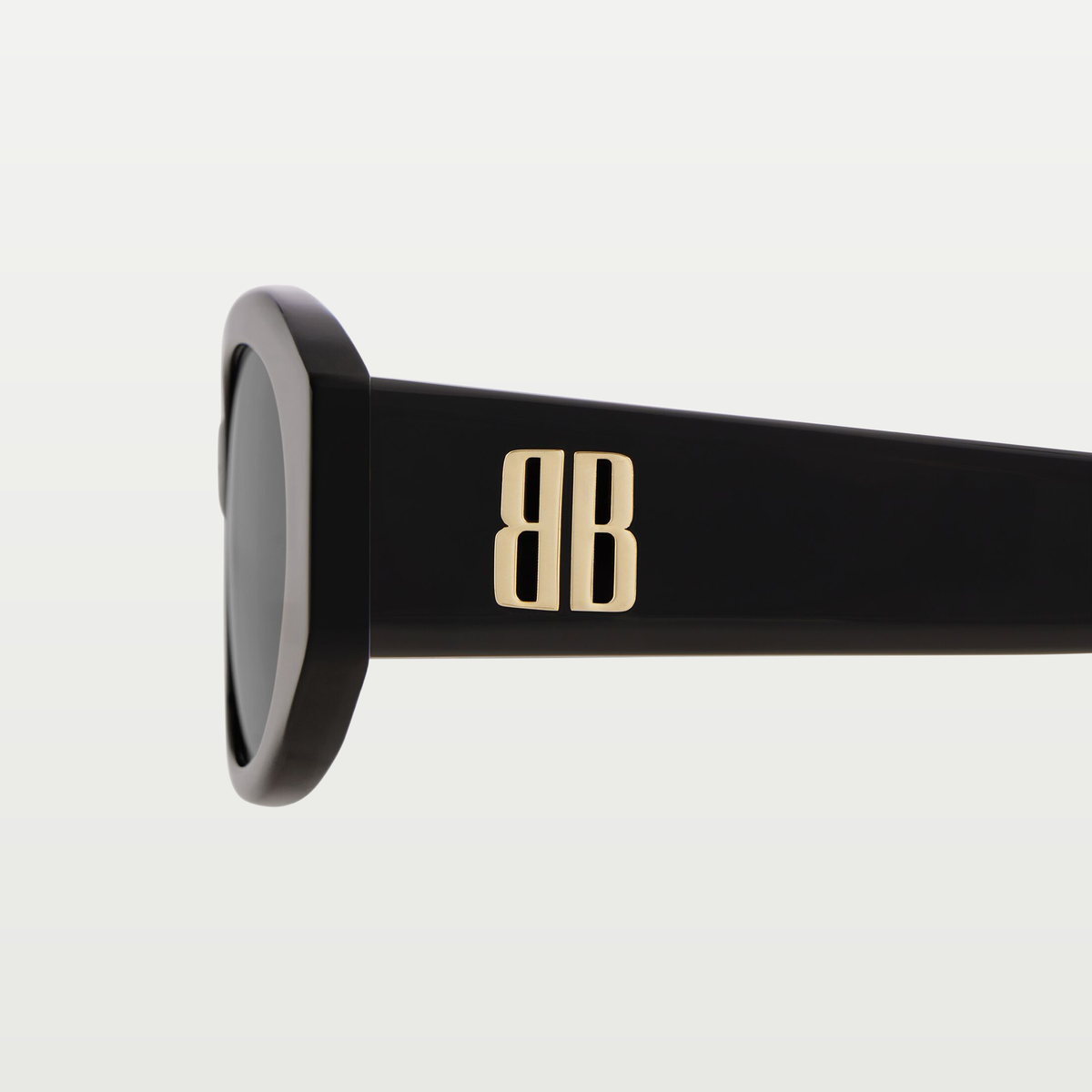 Balenciaga Women's Nano Round Af Sunglasses in Black