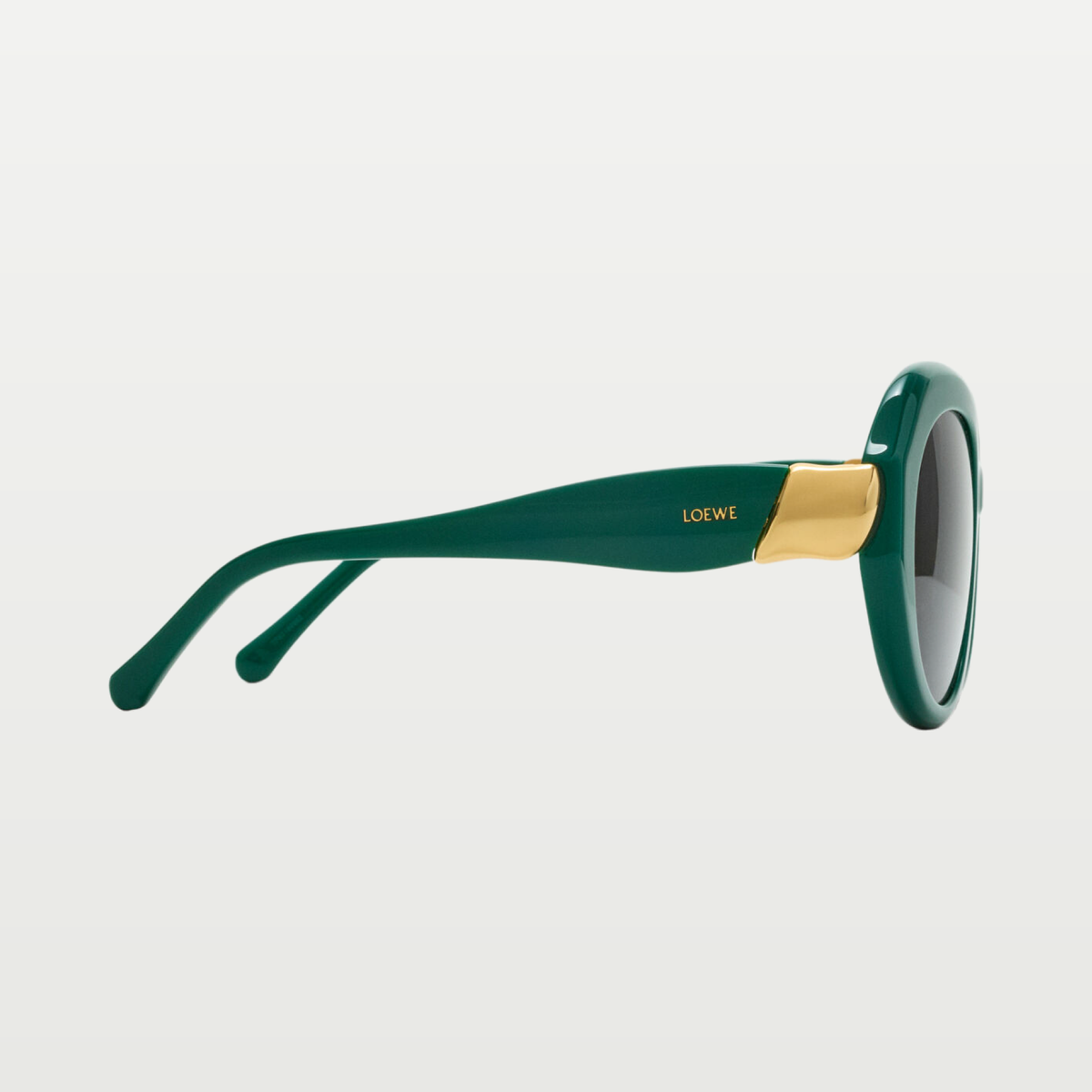 LOEWE Coil Butterfly sunglasses in Emerald Green