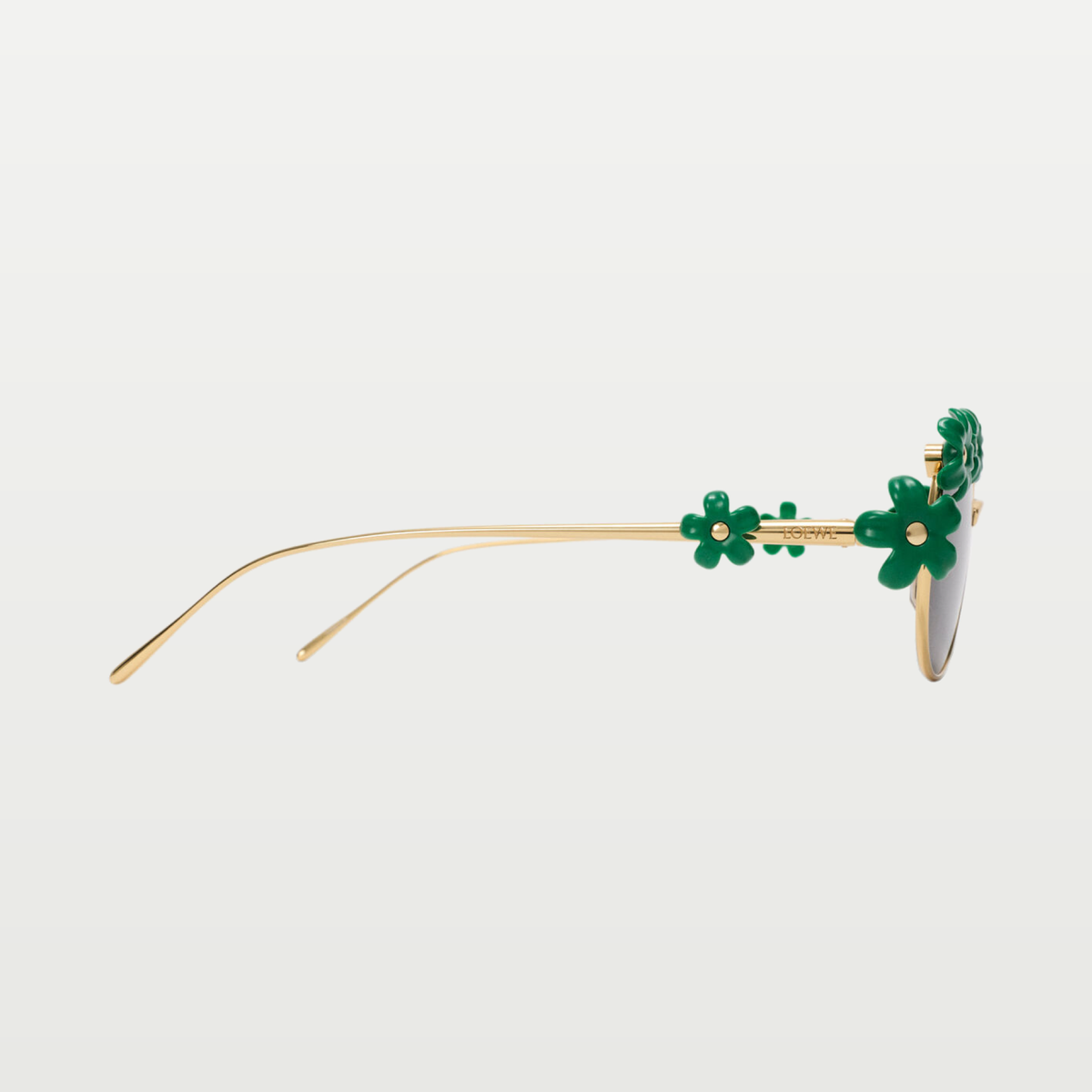 LOEWE Daisy Field sunglasses in Emerald Green