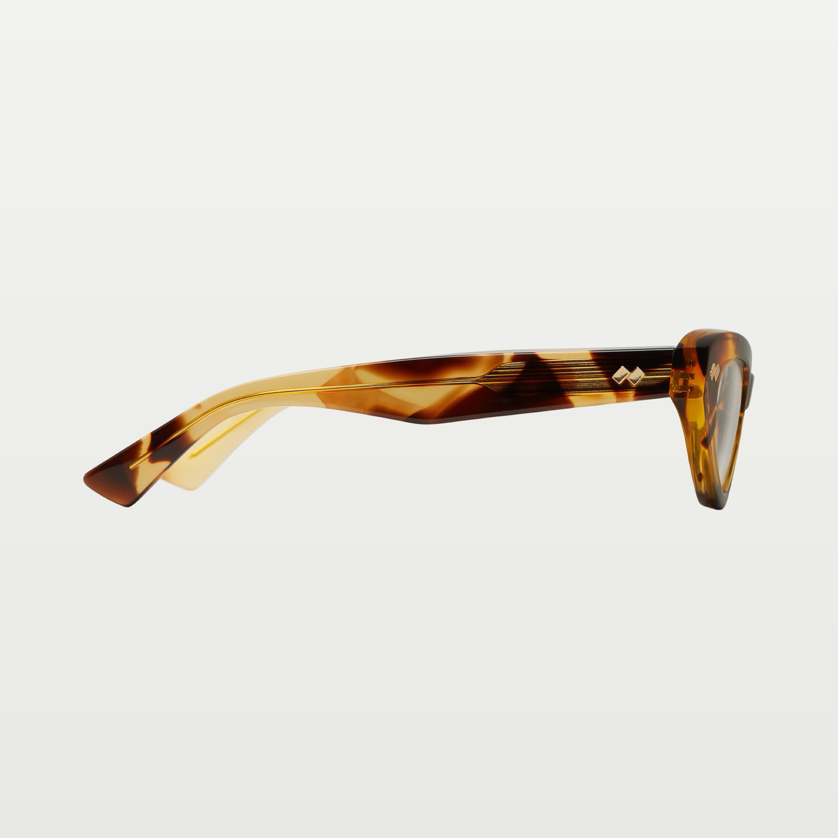 Bottega Veneta Women's Dizzy Cat Eye Eyeglasses in Havana/transparent