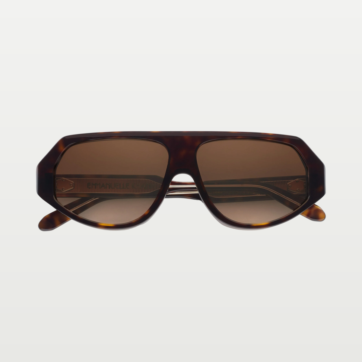 Emmanuelle Khanh Sunglasses OZONE — CLASSIC ORGANIC HAVANA