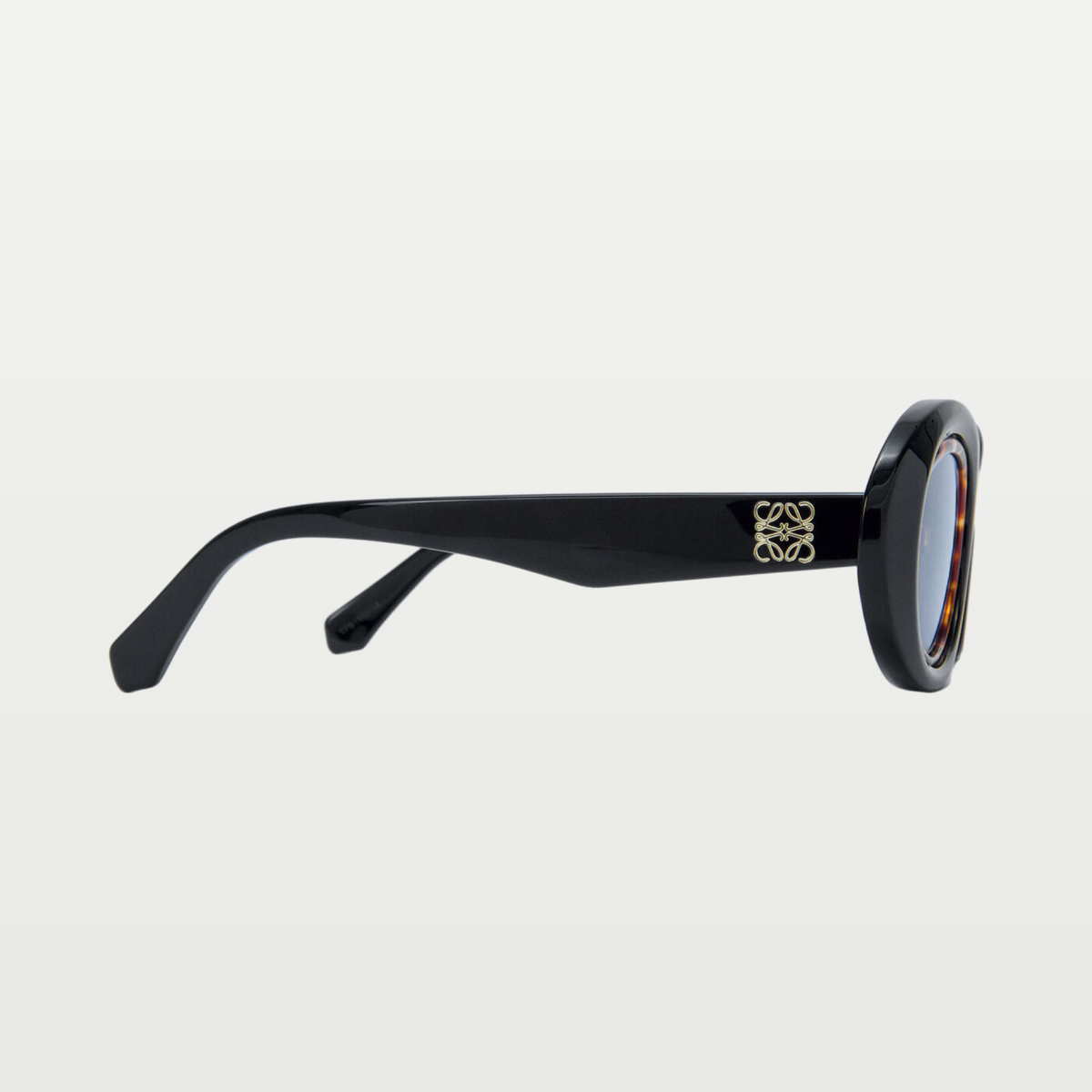 LOEWE Mini Anagram Oval sunglasses in Black