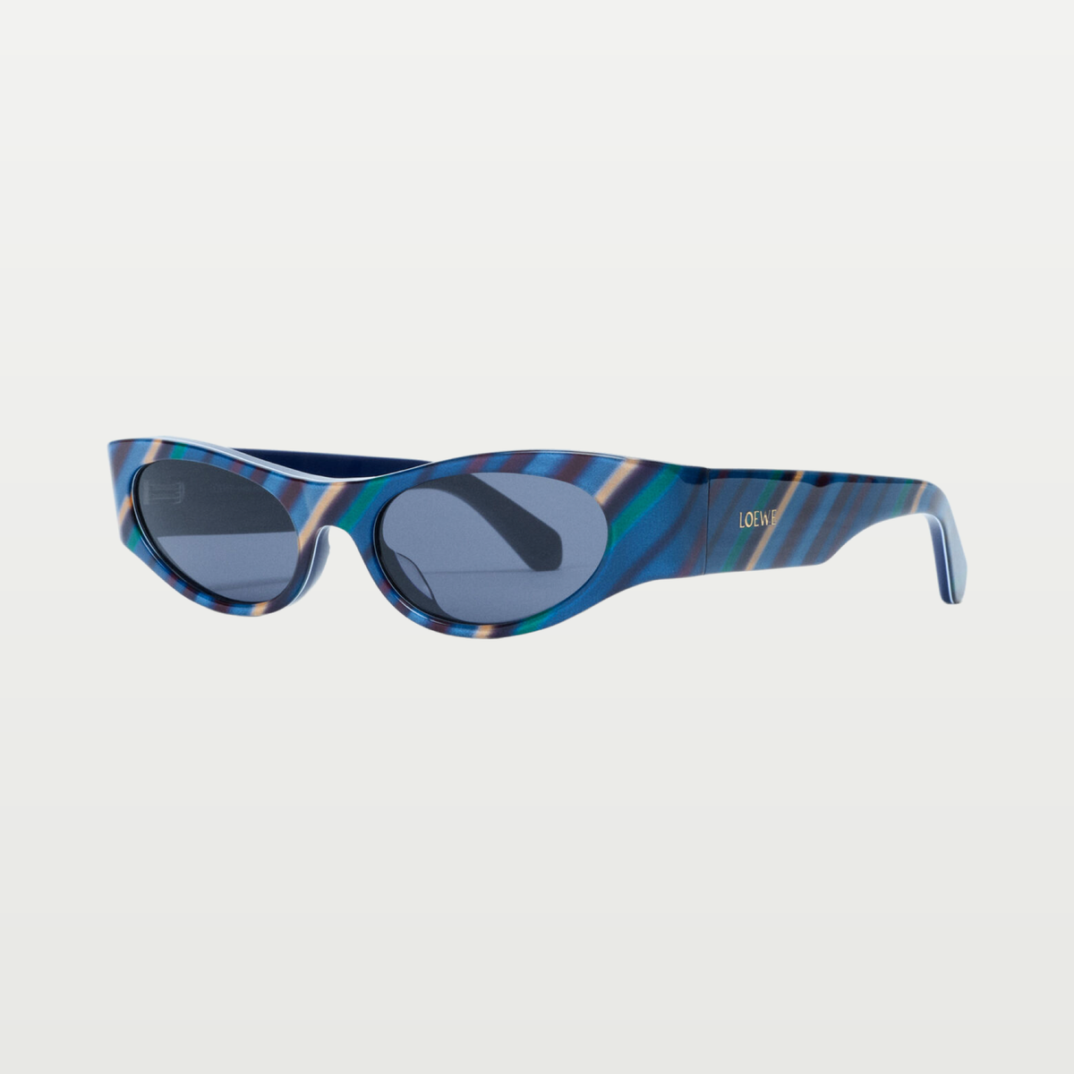 LOEWE Flash Slim Cateye sunglasses in Navy Blue