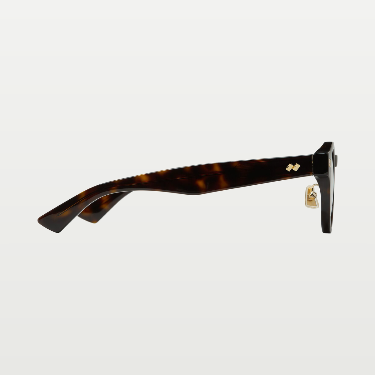 Bottega Veneta Dizzy Round Eyeglasses in Havana/transparent