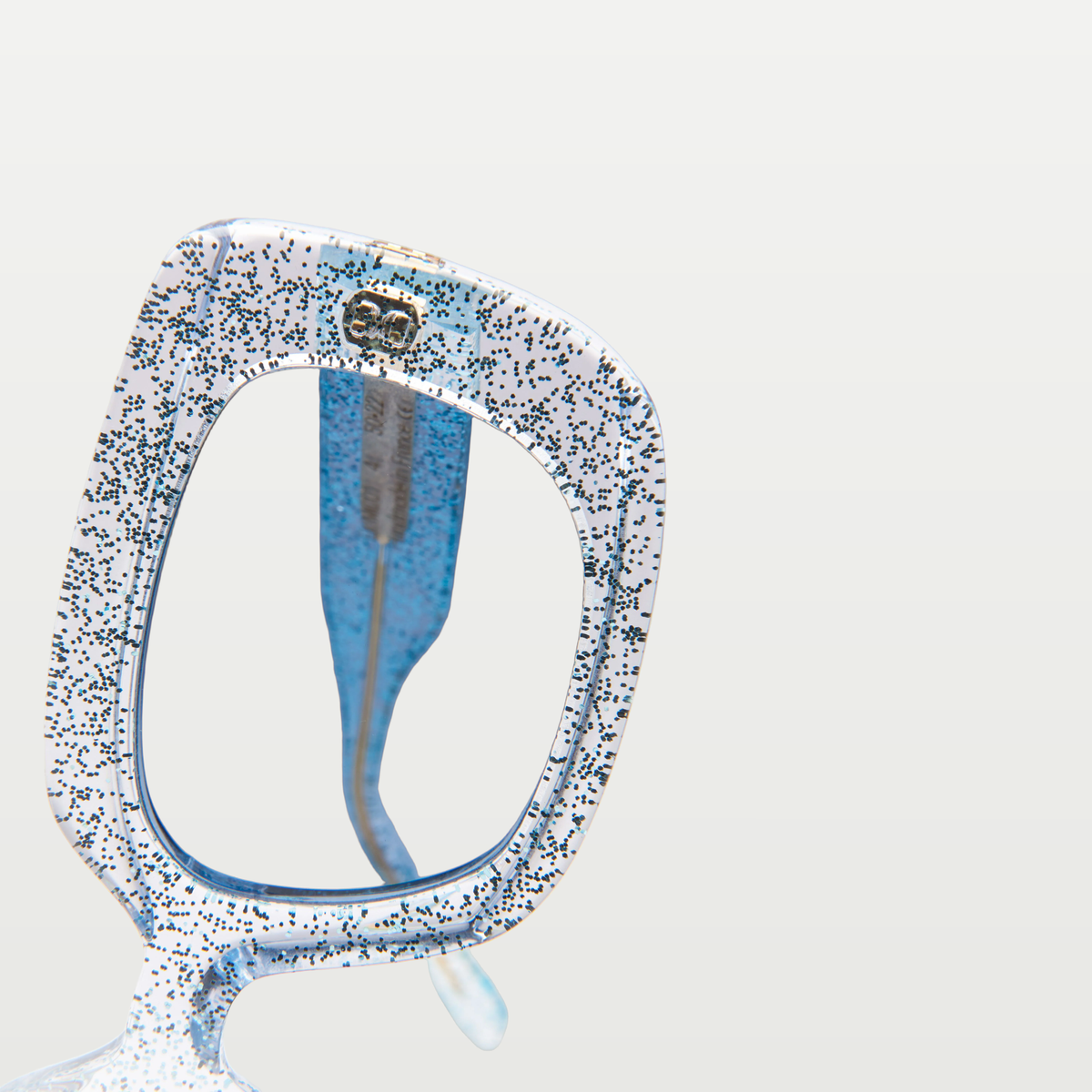 Emmanuelle Khanh Sunglasses MC01 — BLUE SEQUIN