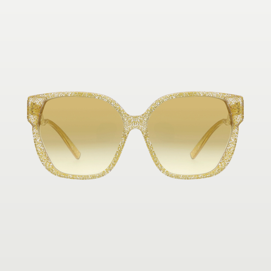 Emmanuelle Khanh Sunglasses 11820N — GOLD SEQUINS