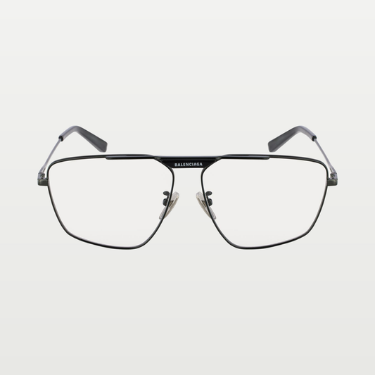 Balenciaga Tag 2.0 Navigator Sunglasses in Dark Silver