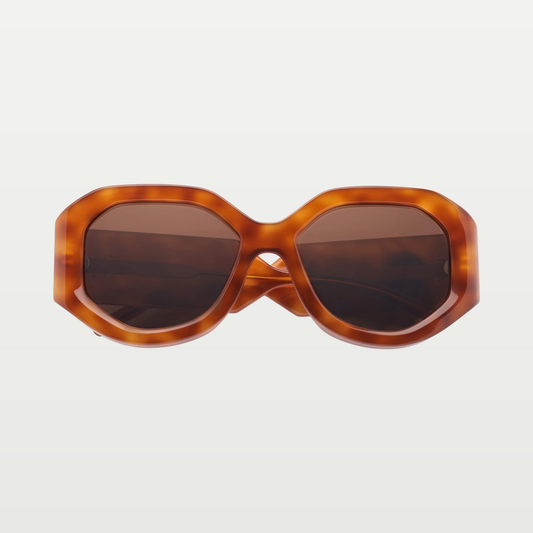 Emmanuelle Khanh Sunglasses 3082 — TOBACCO SHELL