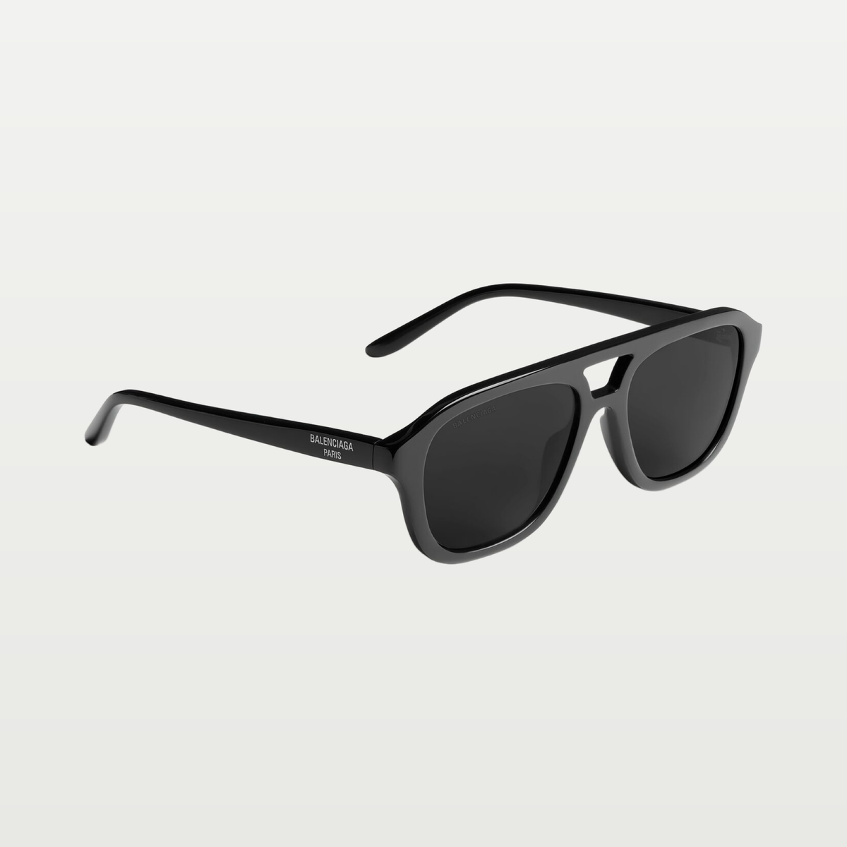 Balenciaga Men's Daily Pilot Sunglasses in Black