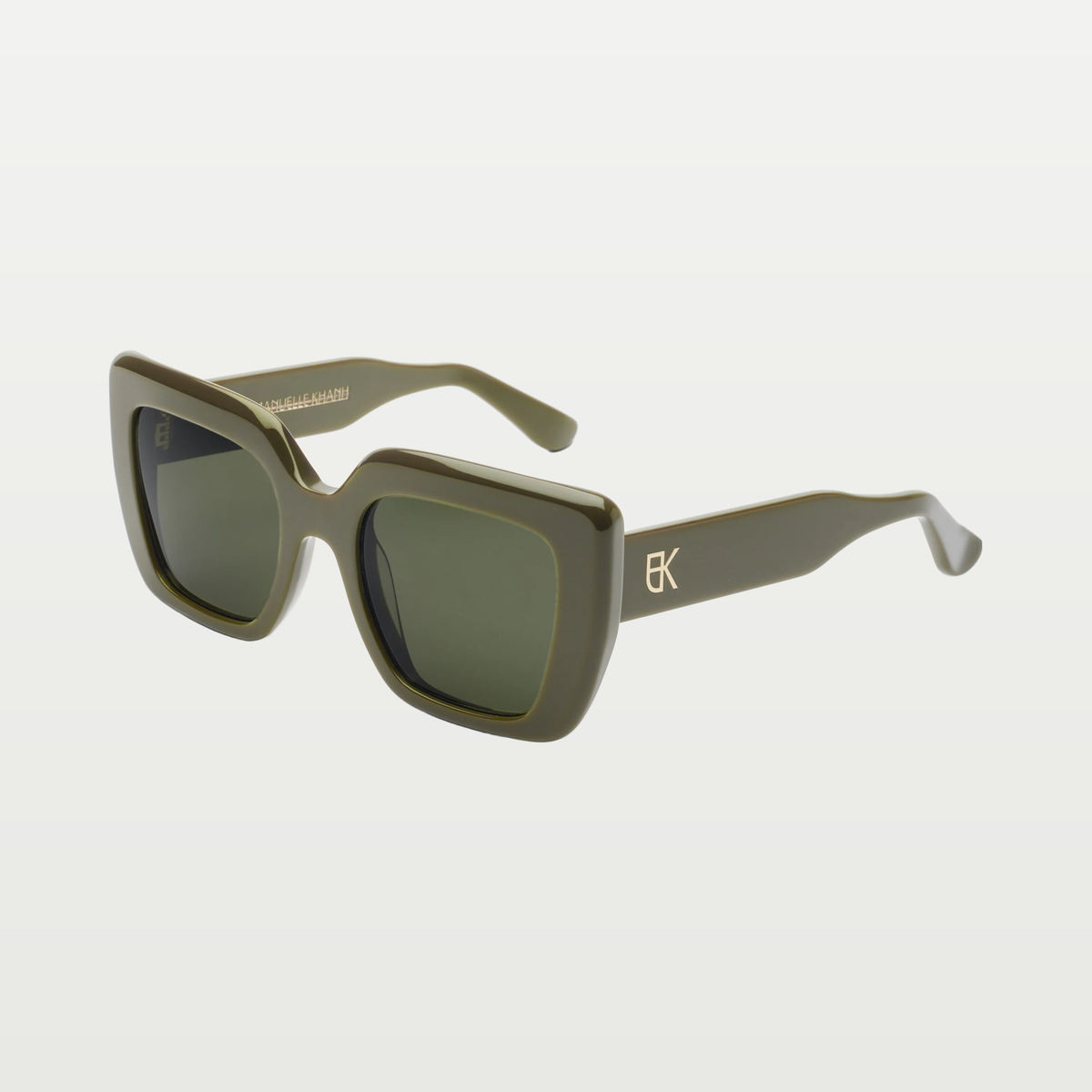 Emmanuelle Khanh Sunglasses FOXY — OLIVE