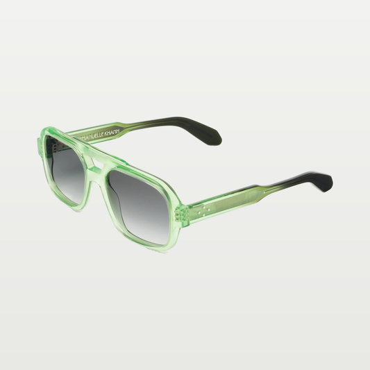 Emmanuelle Khanh Sunglasses HERO — NEON GREEN