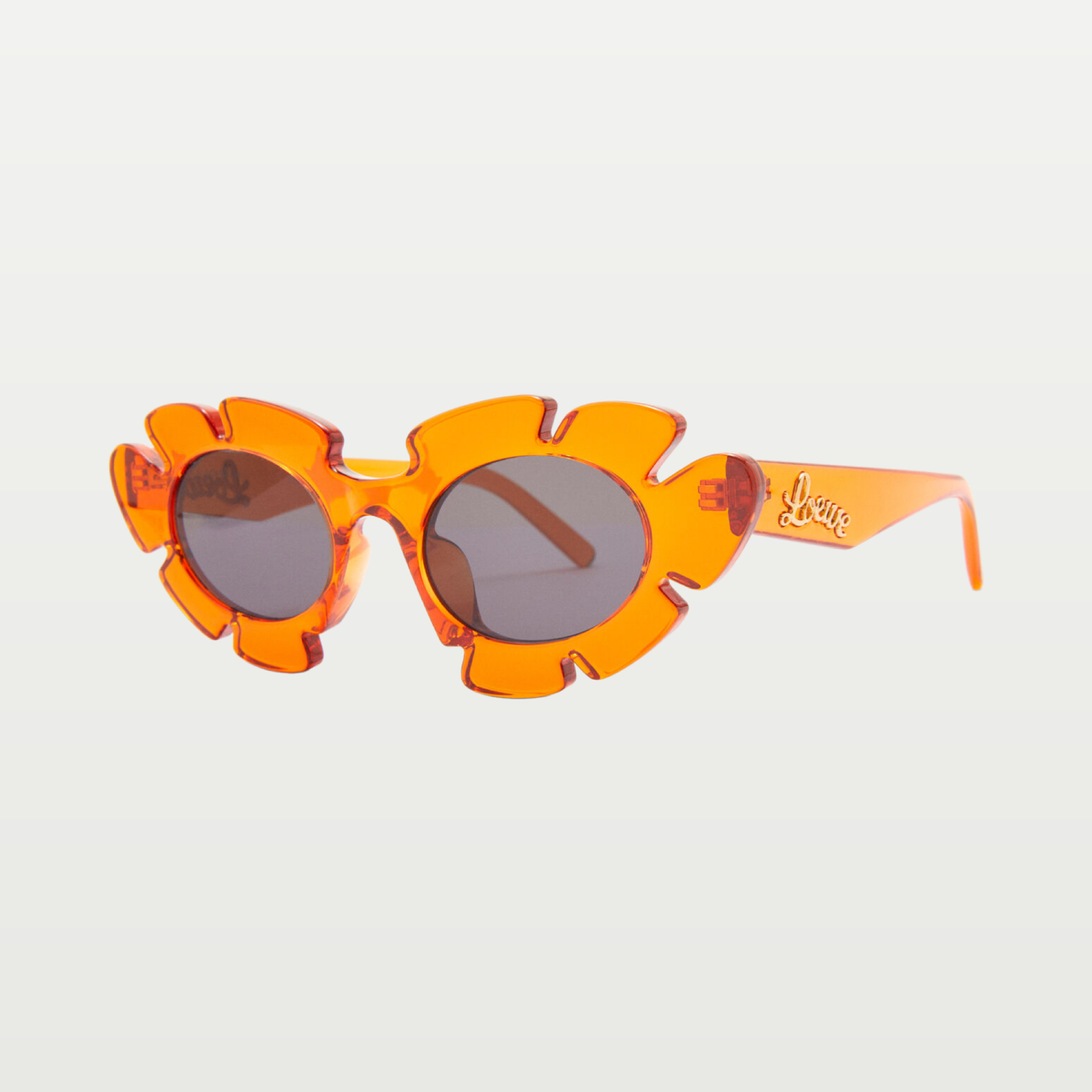 LOEWE Flower sunglasses in Transparent Orange