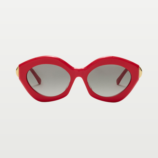 LOEWE Coil Cateye sunglasses in Ruby