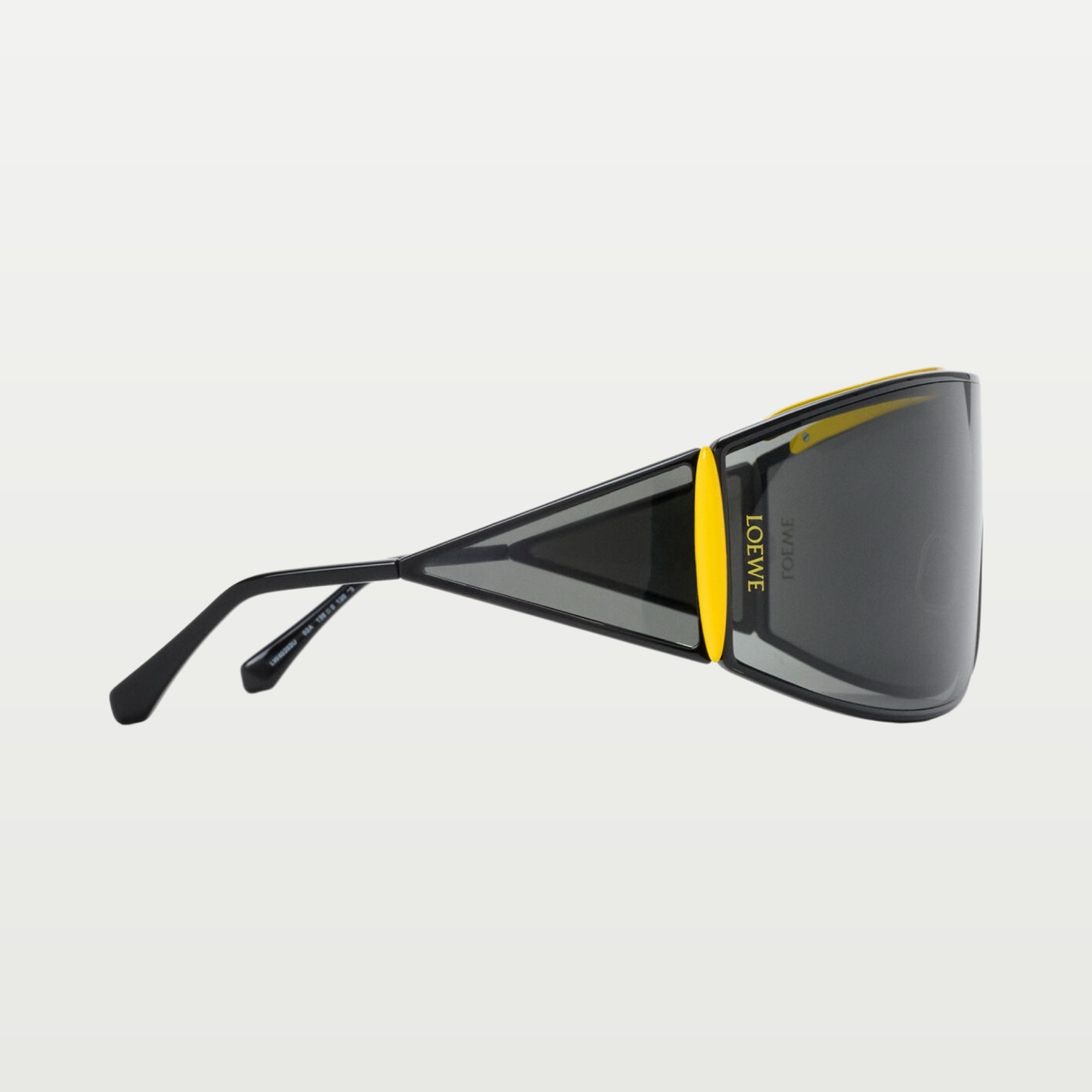 LOEWE Speed Shield sunglasses in Black/Yellow