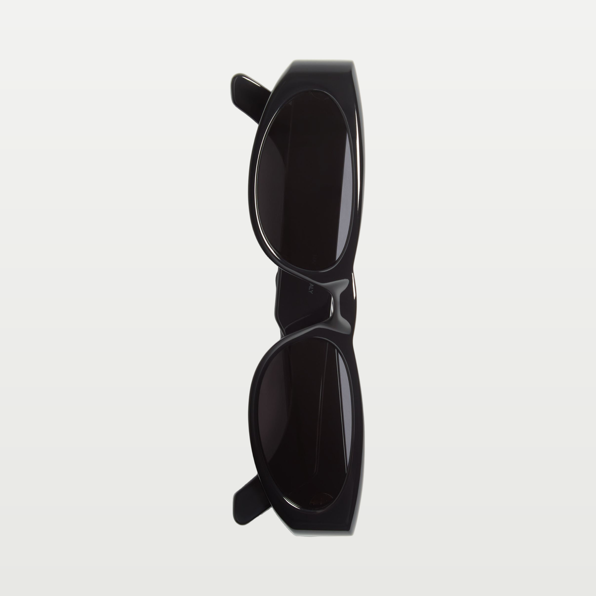 Valentino Geometric Acetate Frames — BLACK/GRAY