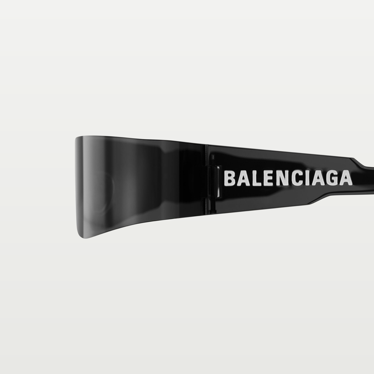 Balenciaga Mono Rectangle Sunglasses in Black