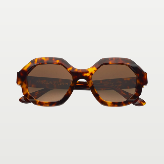 Emmanuelle Khanh Sunglasses 7010 — ORGANIC BRONZE SCALE