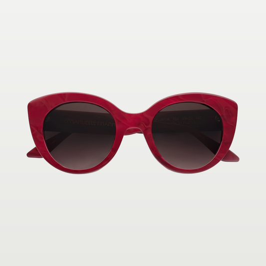 Emmanuelle Khanh Sunglasses PORTIA — MOIRE BORDEAUX