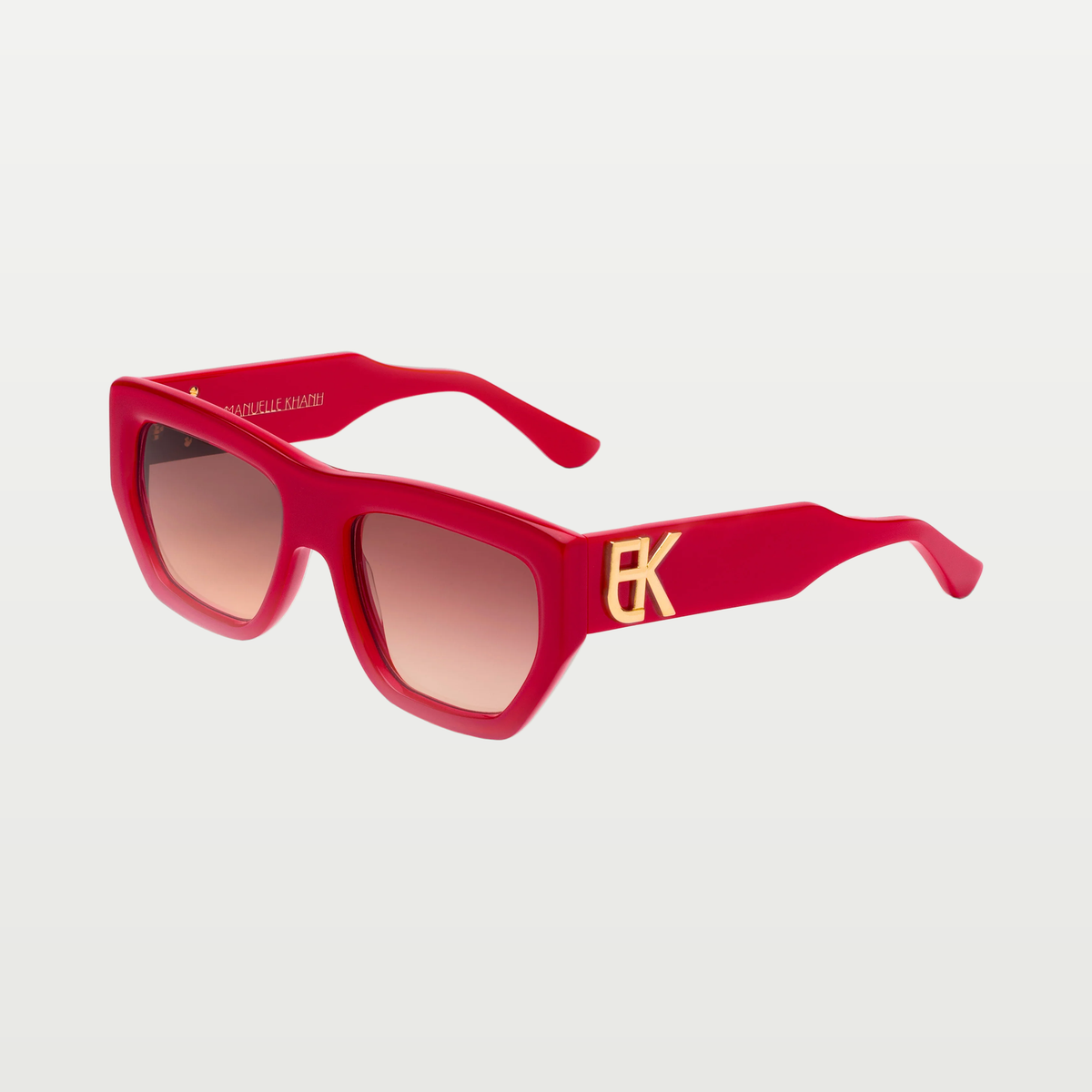 Emmanuelle Khanh Sunglasses SILENCIO — GLOSSY RED