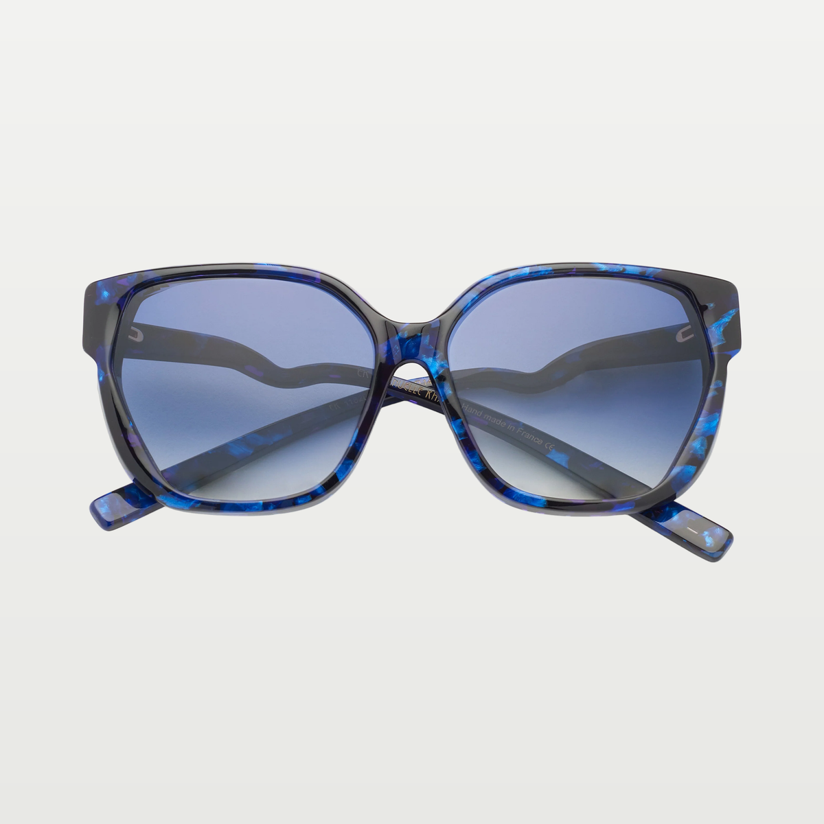 Emmanuelle Khanh Sunglasses 11820N — BLUE MOTHER-OF-PEARL TORTOISESHELL