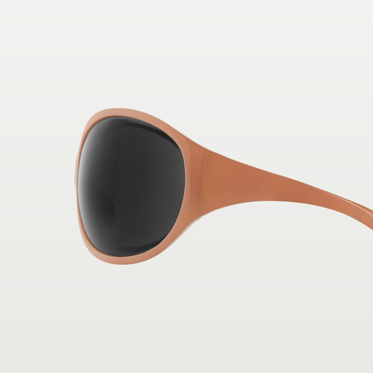 Balenciaga Phantom Round Sunglasses in Milky Nude