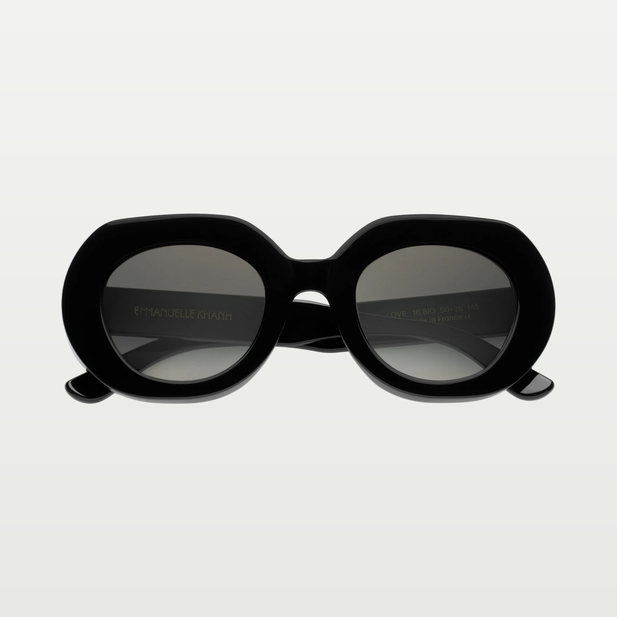 Emmanuelle Khanh Sunglasses LOVE — ORGANIC BLACK