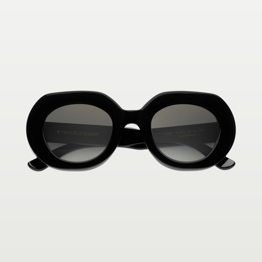 Emmanuelle Khanh Sunglasses LOVE — ORGANIC BLACK