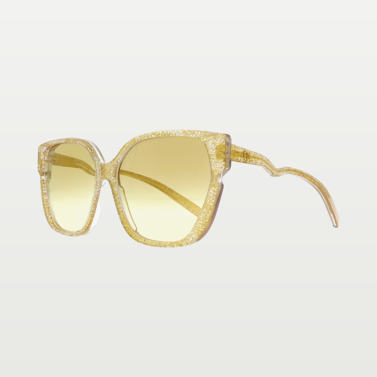 Emmanuelle Khanh Sunglasses 11820N — GOLD SEQUINS