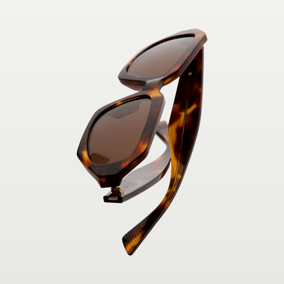 Bottega Veneta Classic Oval Sunglasses in Brow