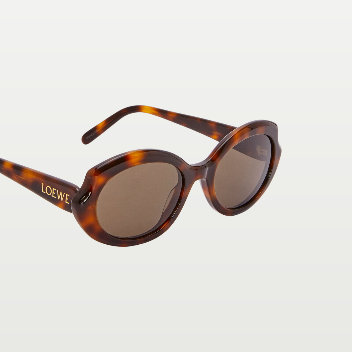 LOEWE Mini Oval Slim sunglasses in Havana