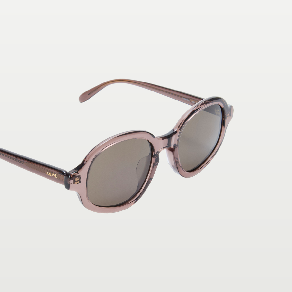 LOEWE Delta Slim sunglasses in Transparent Brown