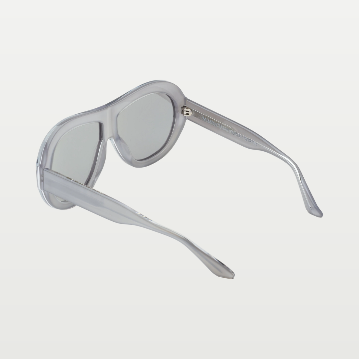 Emmanuelle Khanh Sunglasses MAINS — SILVER CHROME